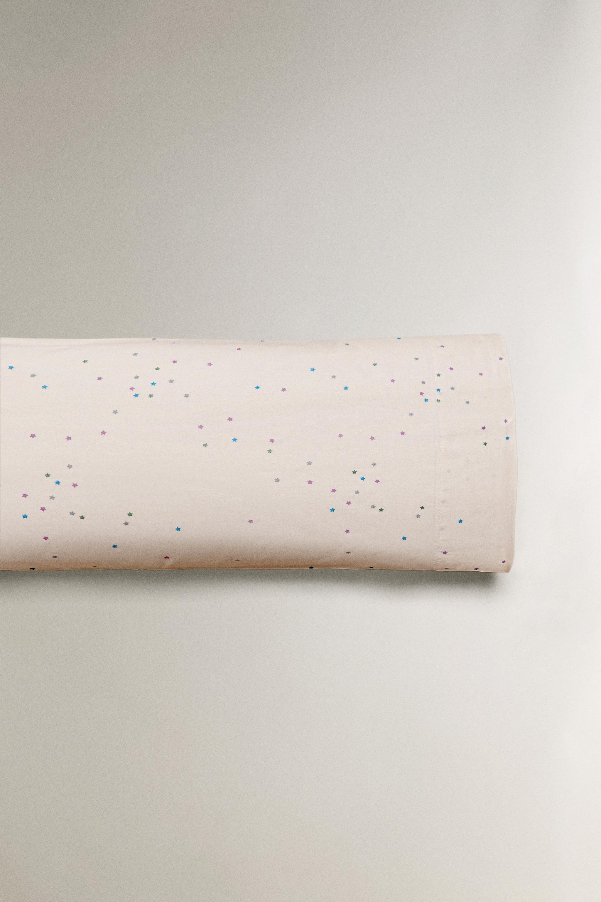 TAIE D’OREILLER ENFANT COTON ÉTOILES